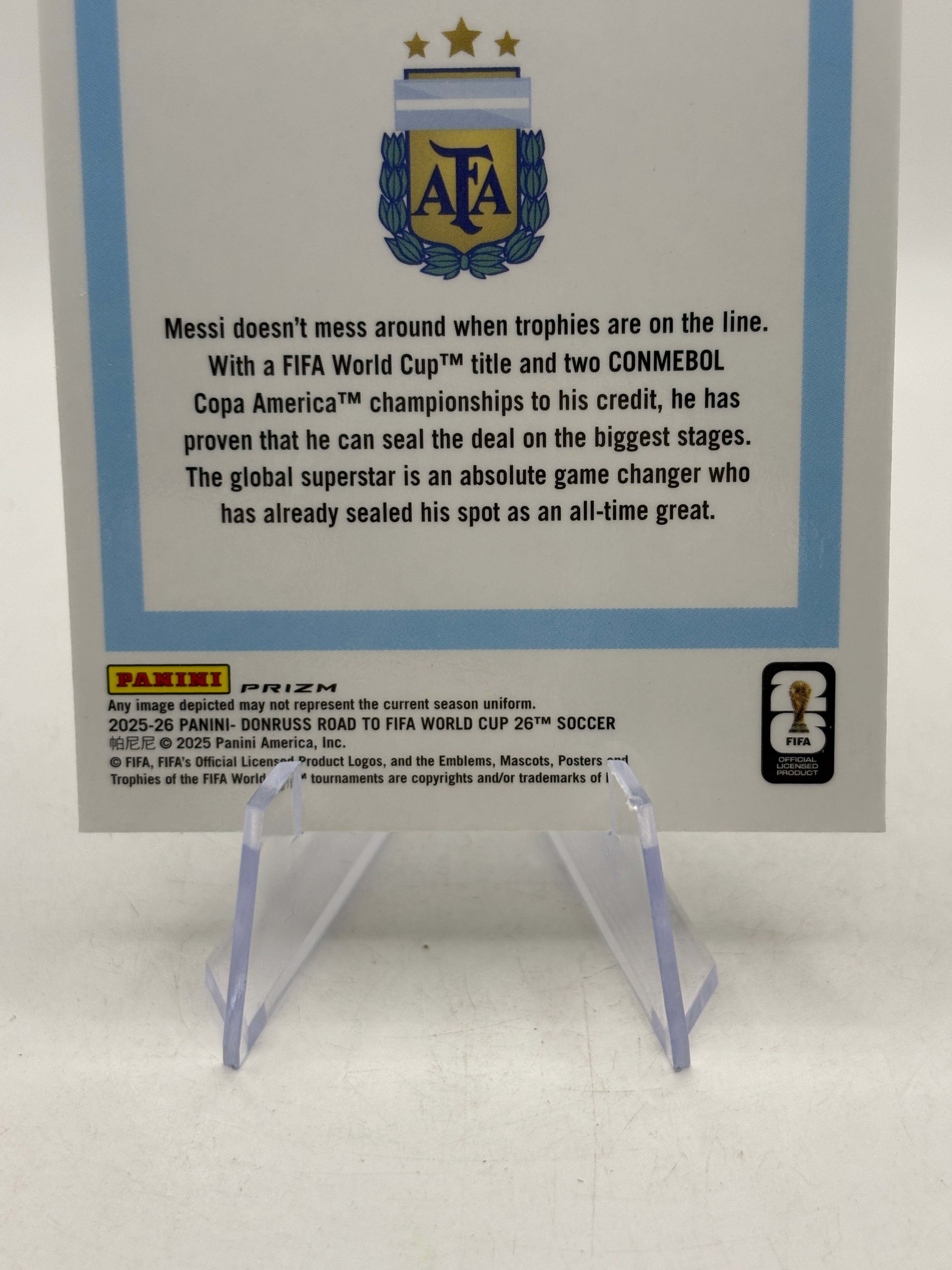 2025-26 Panini Donruss Road to World Cup - #154 Lionel Messi Silver - photo 4